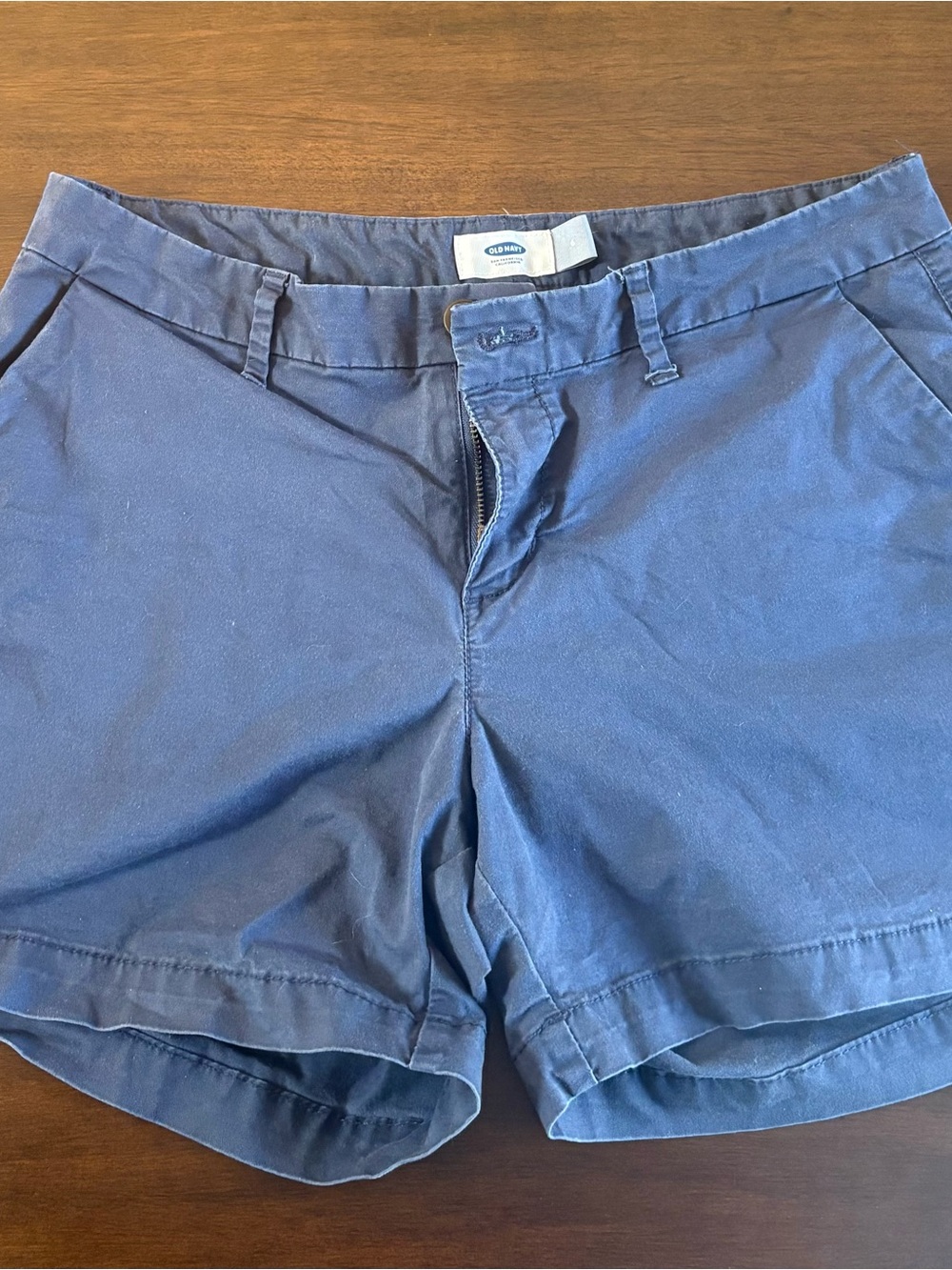 Old Navy Dark Blue Women’s Chino Bermuda Shorts